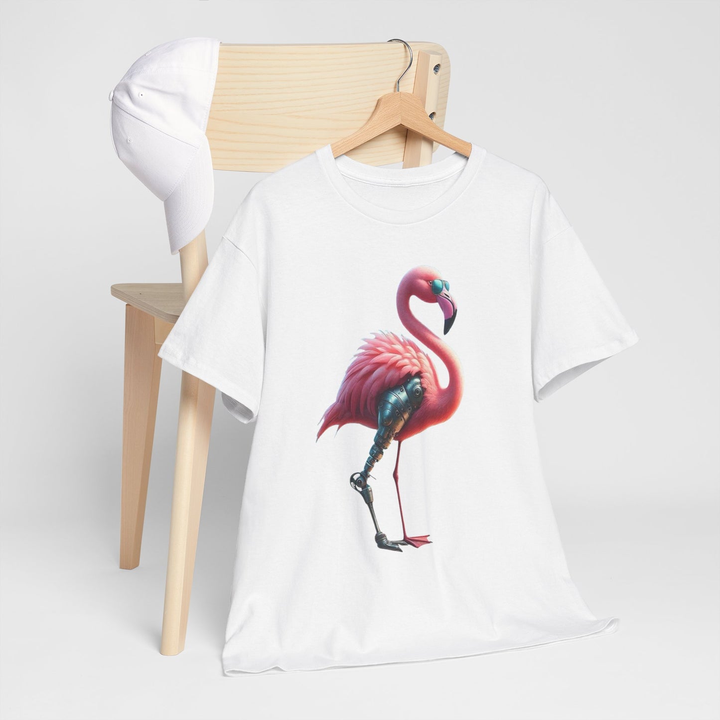 Flamingo with Prosthetic Leg T-Shirt | Amputee T-Shirt | Funny T-Shirt