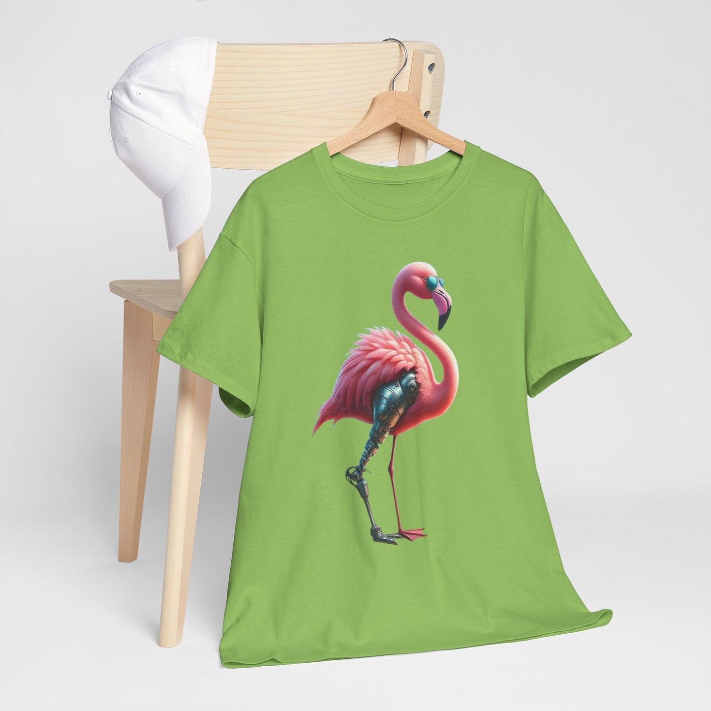 Flamingo with Prosthetic Leg T-Shirt | Amputee T-Shirt | Funny T-Shirt