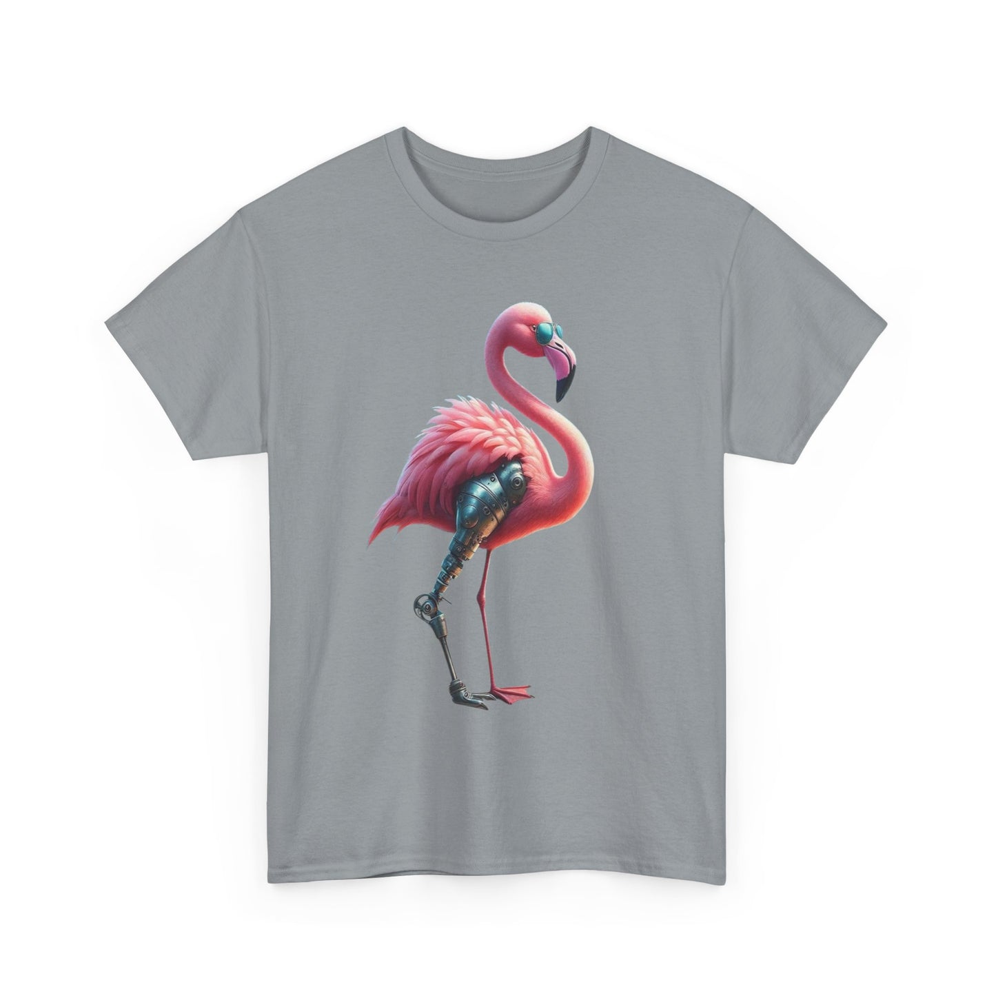 Flamingo with Prosthetic Leg T-Shirt | Amputee T-Shirt | Funny T-Shirt