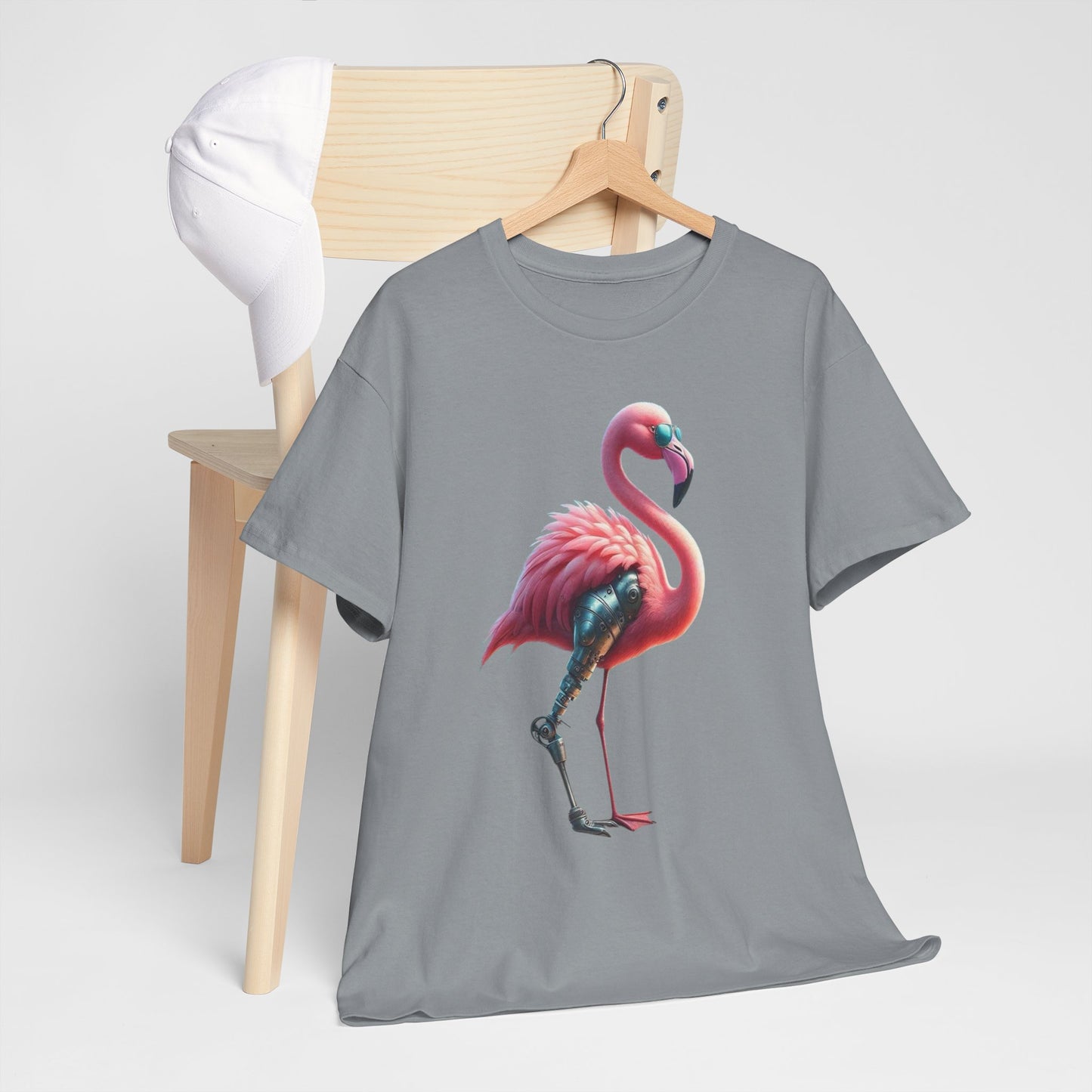 Flamingo with Prosthetic Leg T-Shirt | Amputee T-Shirt | Funny T-Shirt