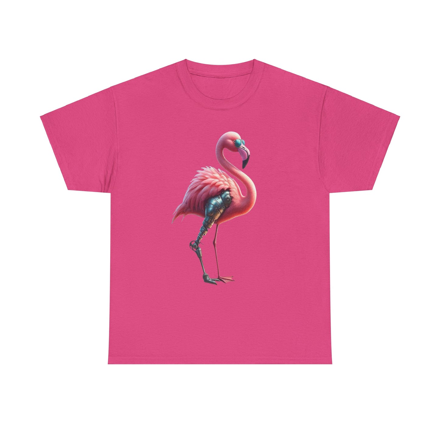 Flamingo with Prosthetic Leg T-Shirt | Amputee T-Shirt | Funny T-Shirt