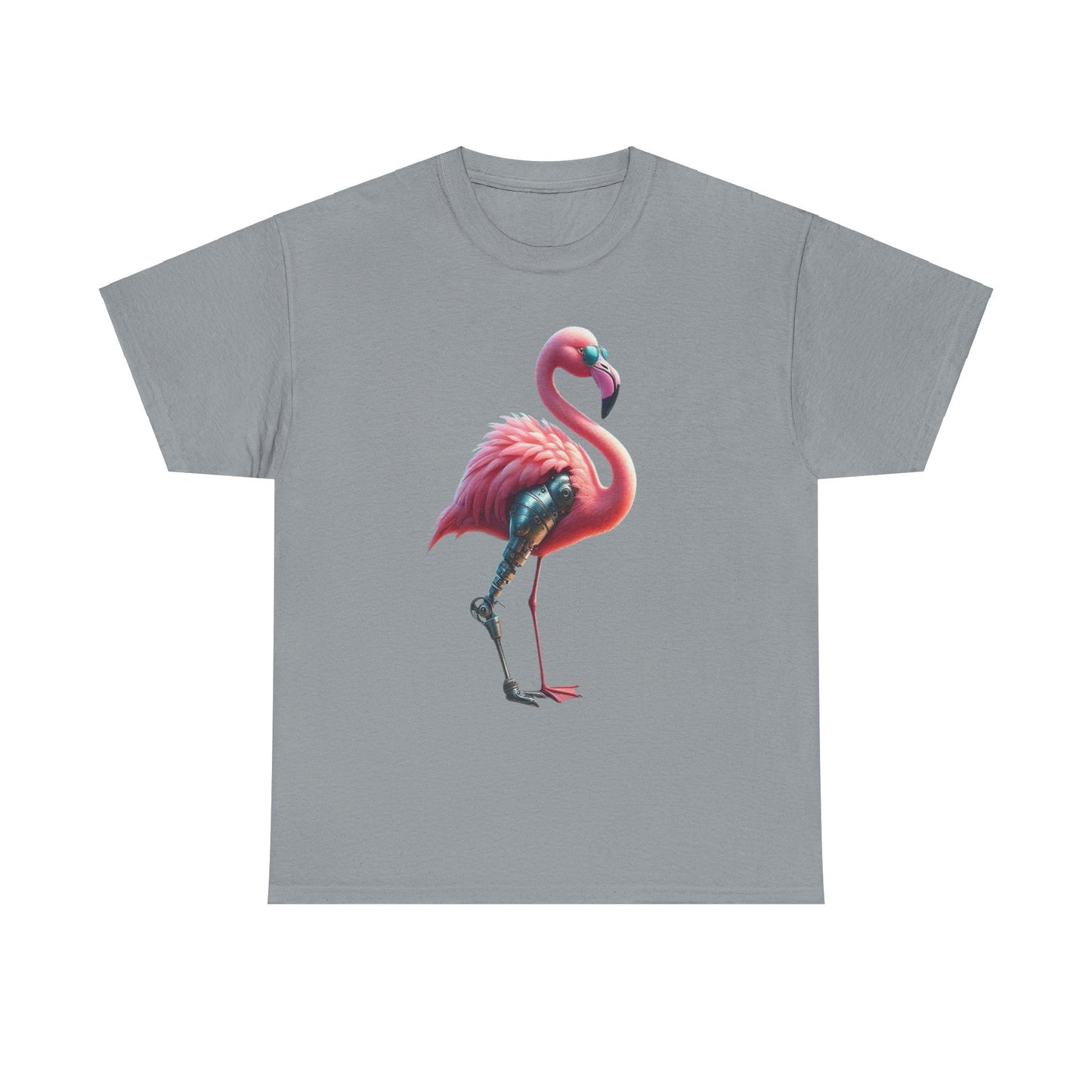 Flamingo with Prosthetic Leg T-Shirt | Amputee T-Shirt | Funny T-Shirt