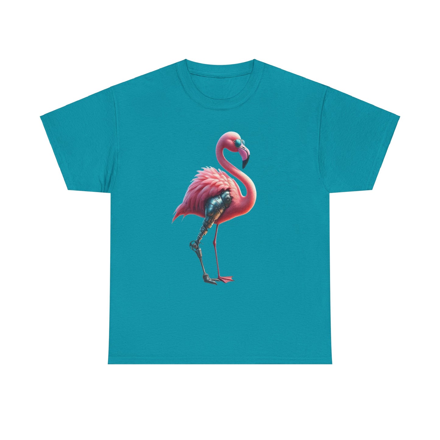 Flamingo with Prosthetic Leg T-Shirt | Amputee T-Shirt | Funny T-Shirt