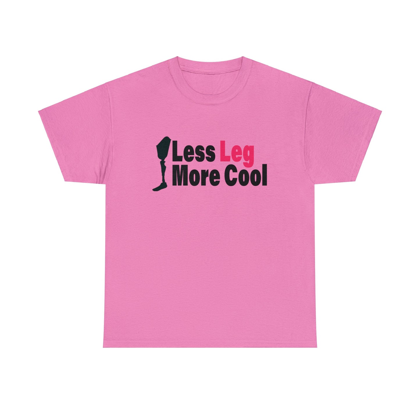 Less Leg More Cool Amputee Unisex Heavy Cotton Tee