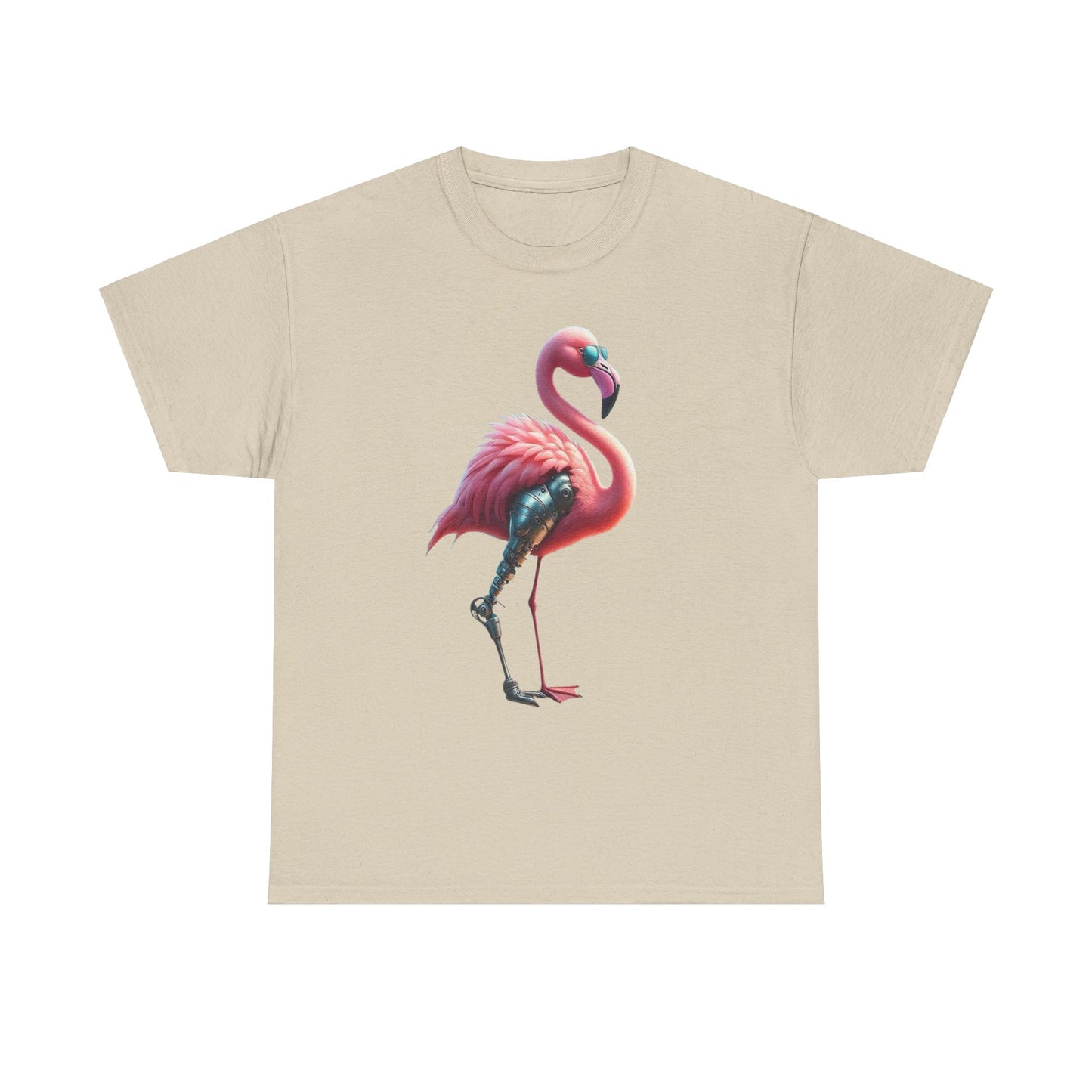 Flamingo with Prosthetic Leg T-Shirt | Amputee T-Shirt | Funny T-Shirt