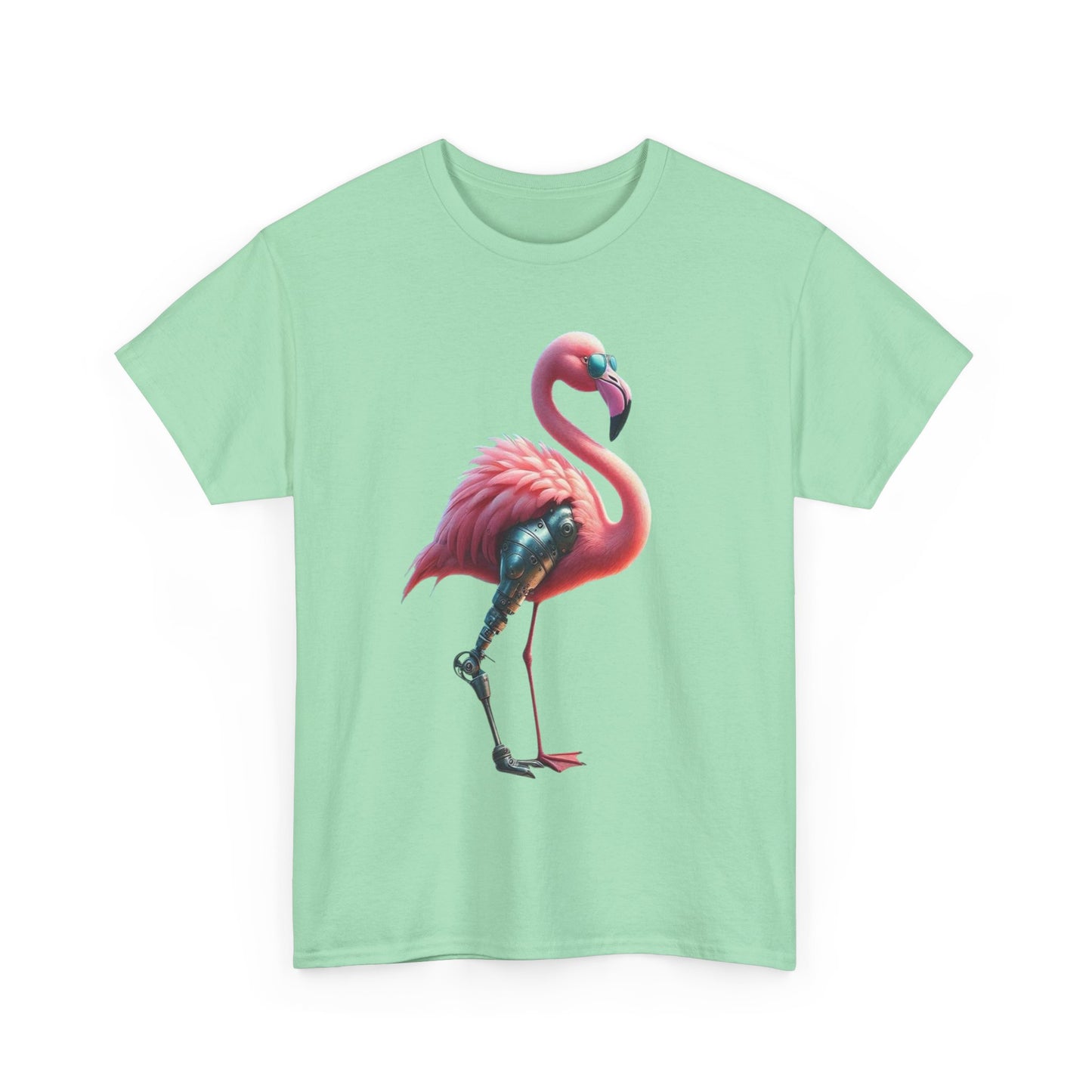 Flamingo with Prosthetic Leg T-Shirt | Amputee T-Shirt | Funny T-Shirt