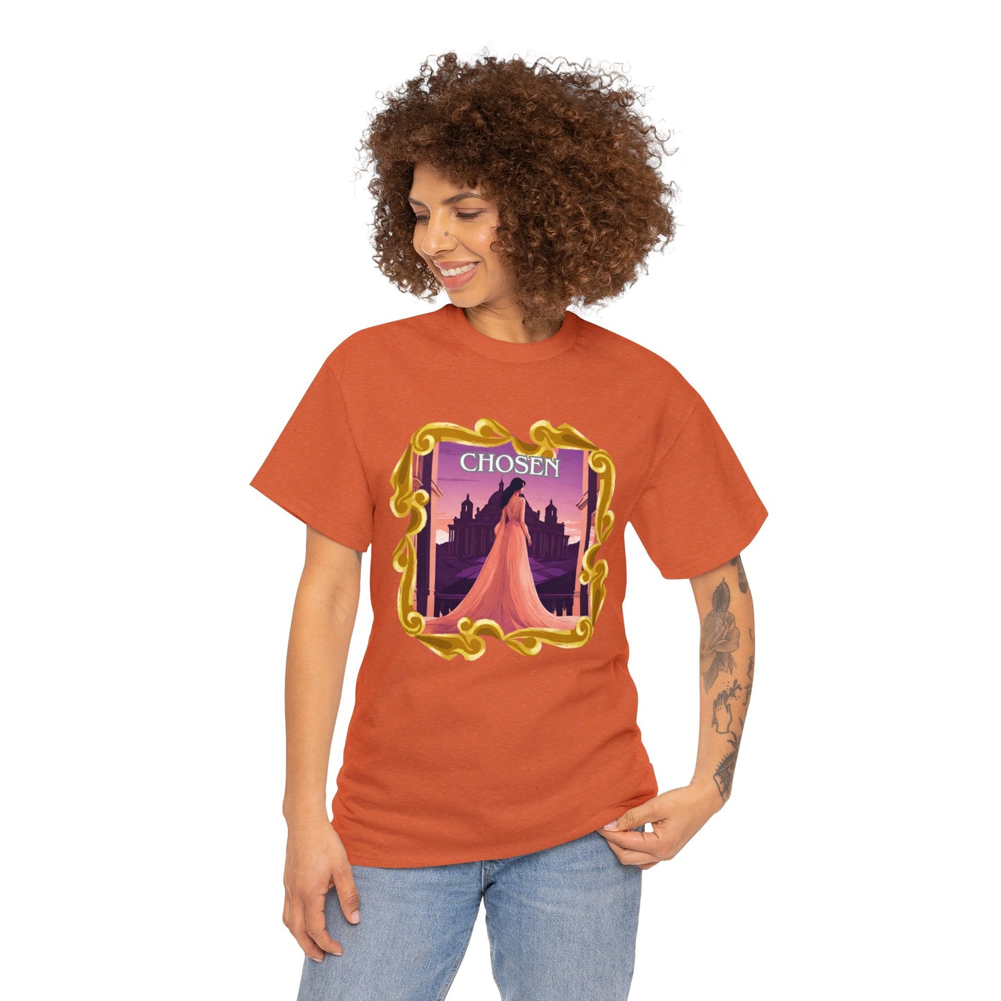 Chosen for a Time Heavy Cotton Tee | Bible Verse | Queen Esther