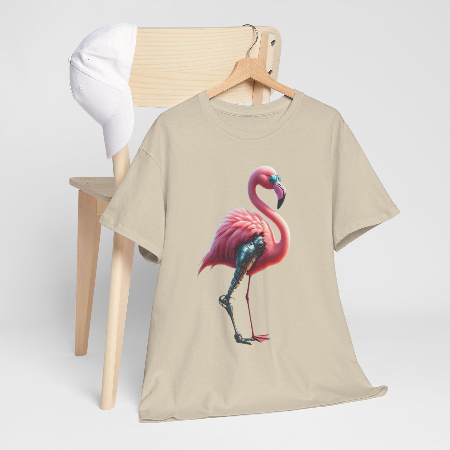 Flamingo with Prosthetic Leg T-Shirt | Amputee T-Shirt | Funny T-Shirt