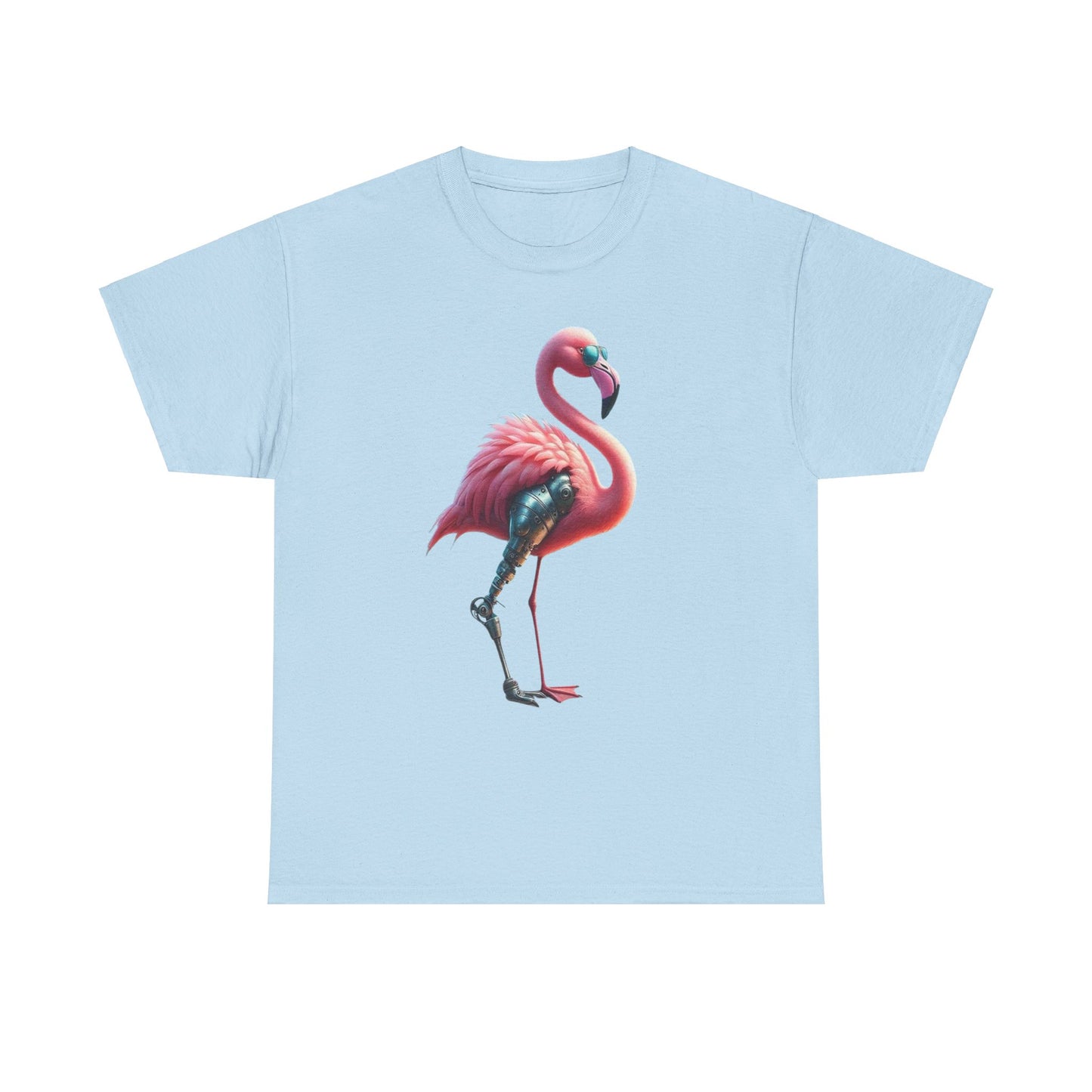 Flamingo with Prosthetic Leg T-Shirt | Amputee T-Shirt | Funny T-Shirt