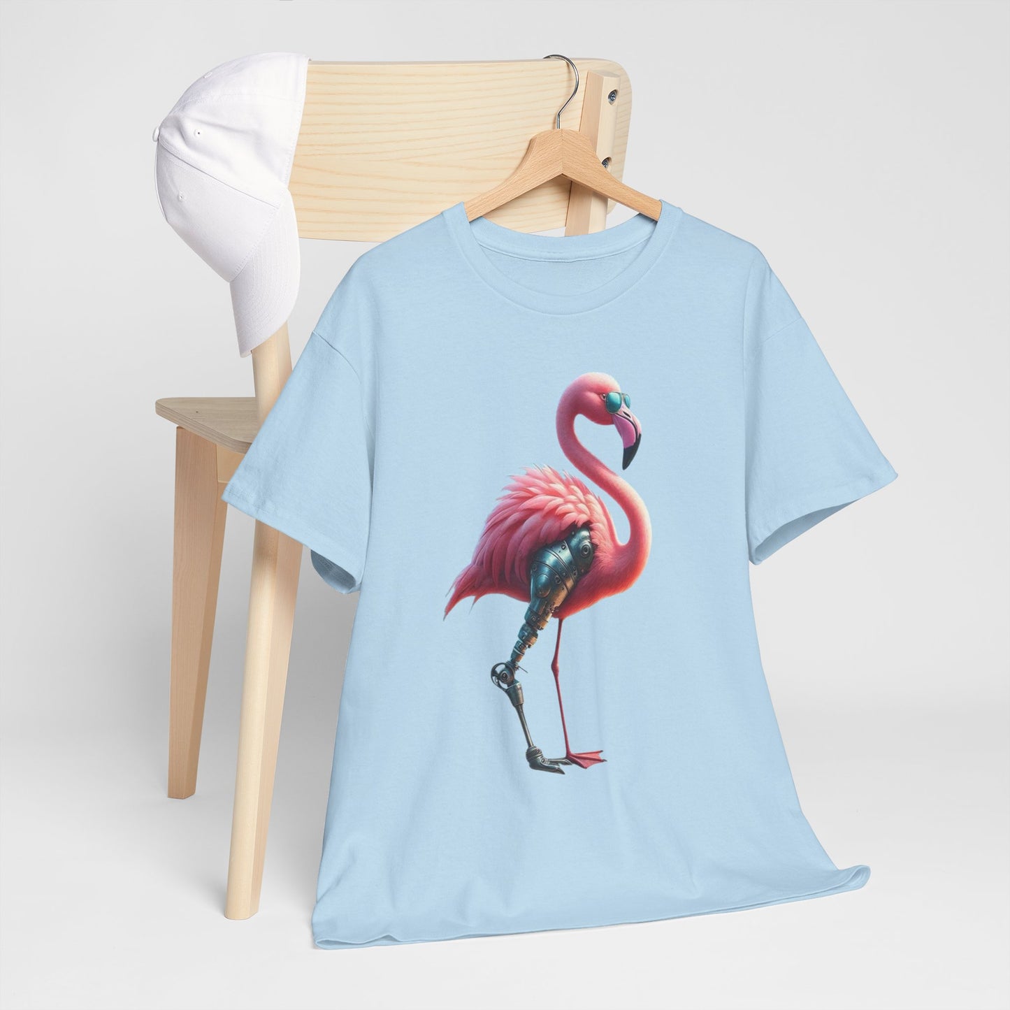 Flamingo with Prosthetic Leg T-Shirt | Amputee T-Shirt | Funny T-Shirt