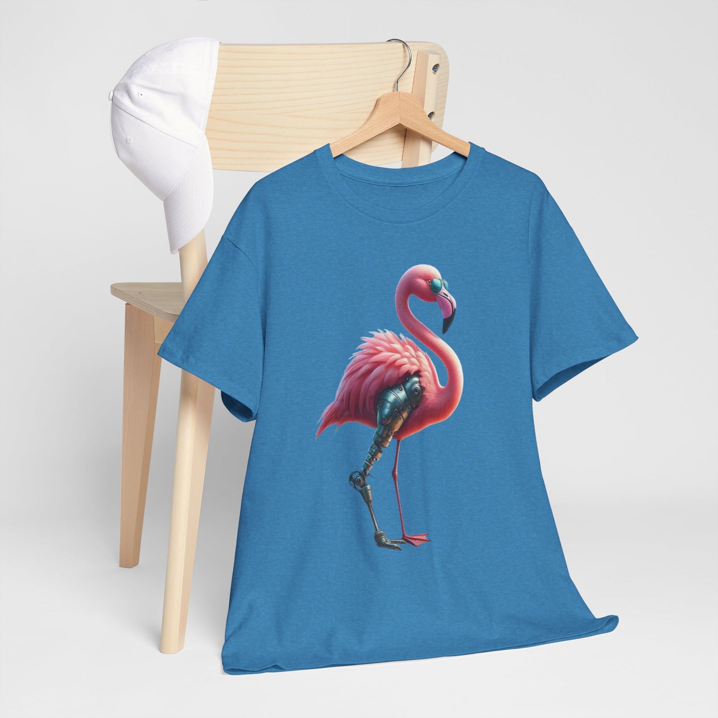 Flamingo with Prosthetic Leg T-Shirt | Amputee T-Shirt | Funny T-Shirt