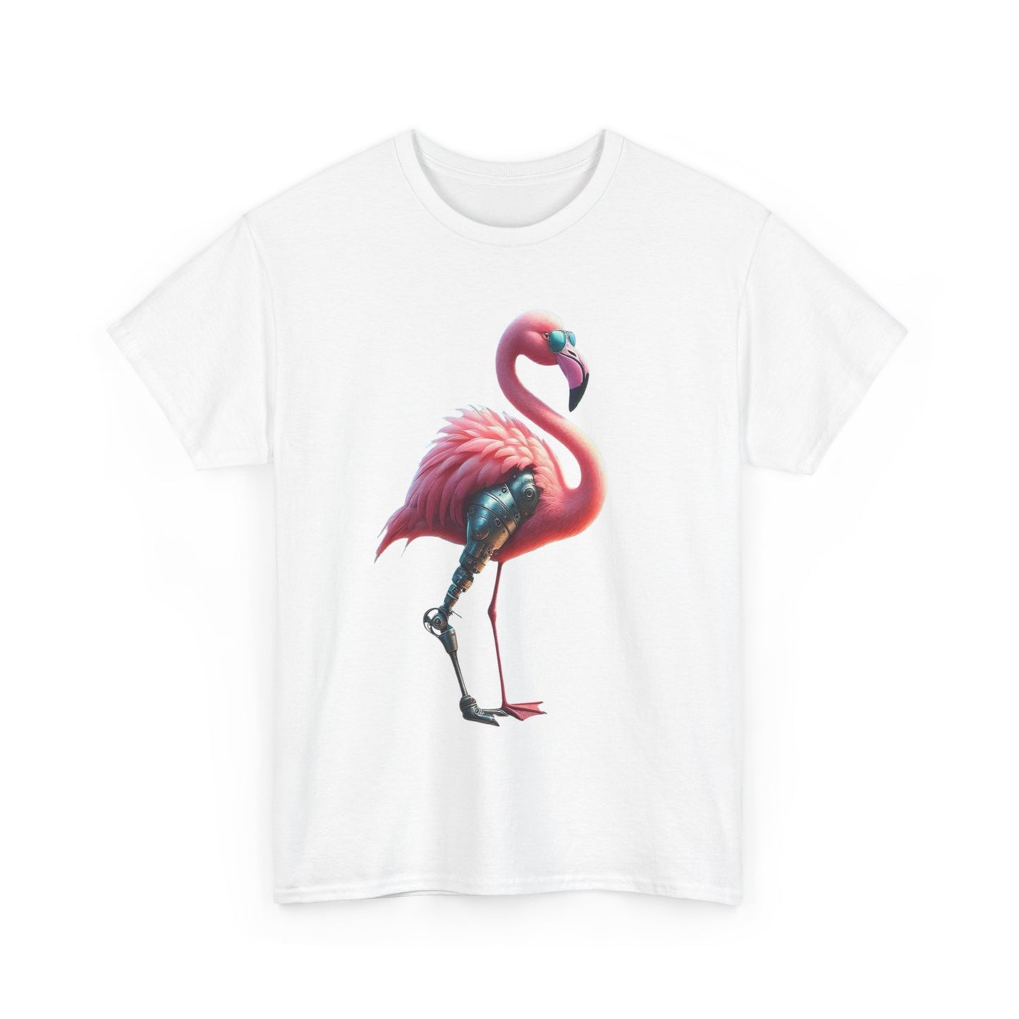 Flamingo with Prosthetic Leg T-Shirt | Amputee T-Shirt | Funny T-Shirt