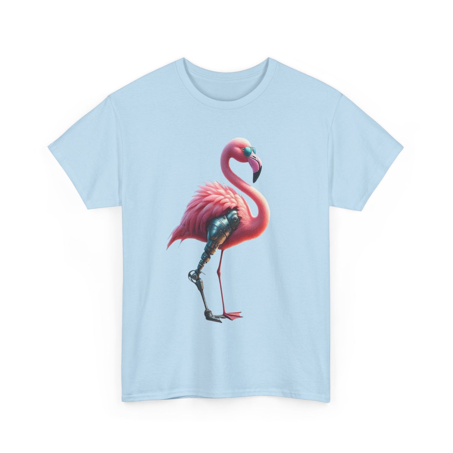 Flamingo with Prosthetic Leg T-Shirt | Amputee T-Shirt | Funny T-Shirt