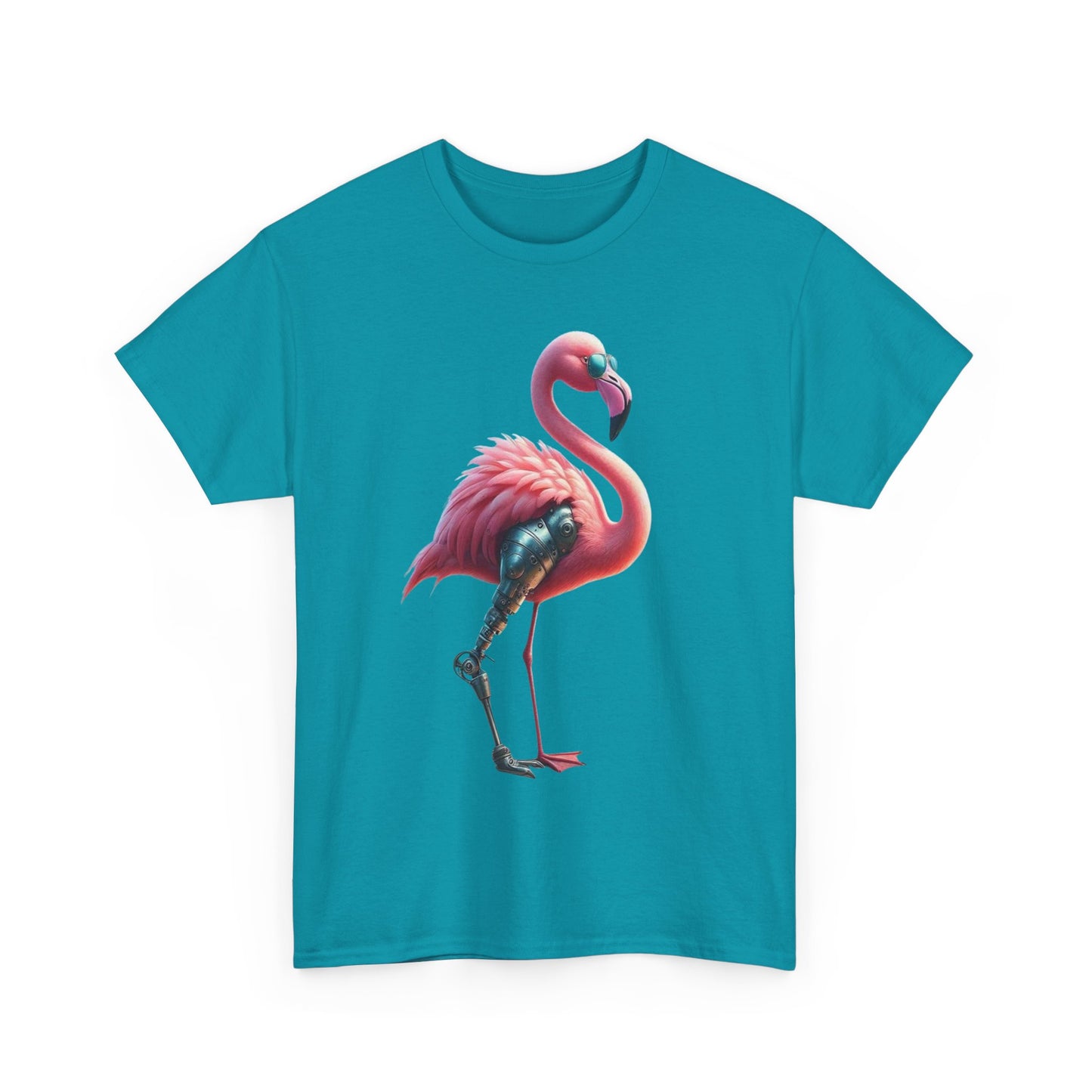 Flamingo with Prosthetic Leg T-Shirt | Amputee T-Shirt | Funny T-Shirt