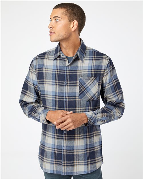 Open Pocket Flannel Shirt