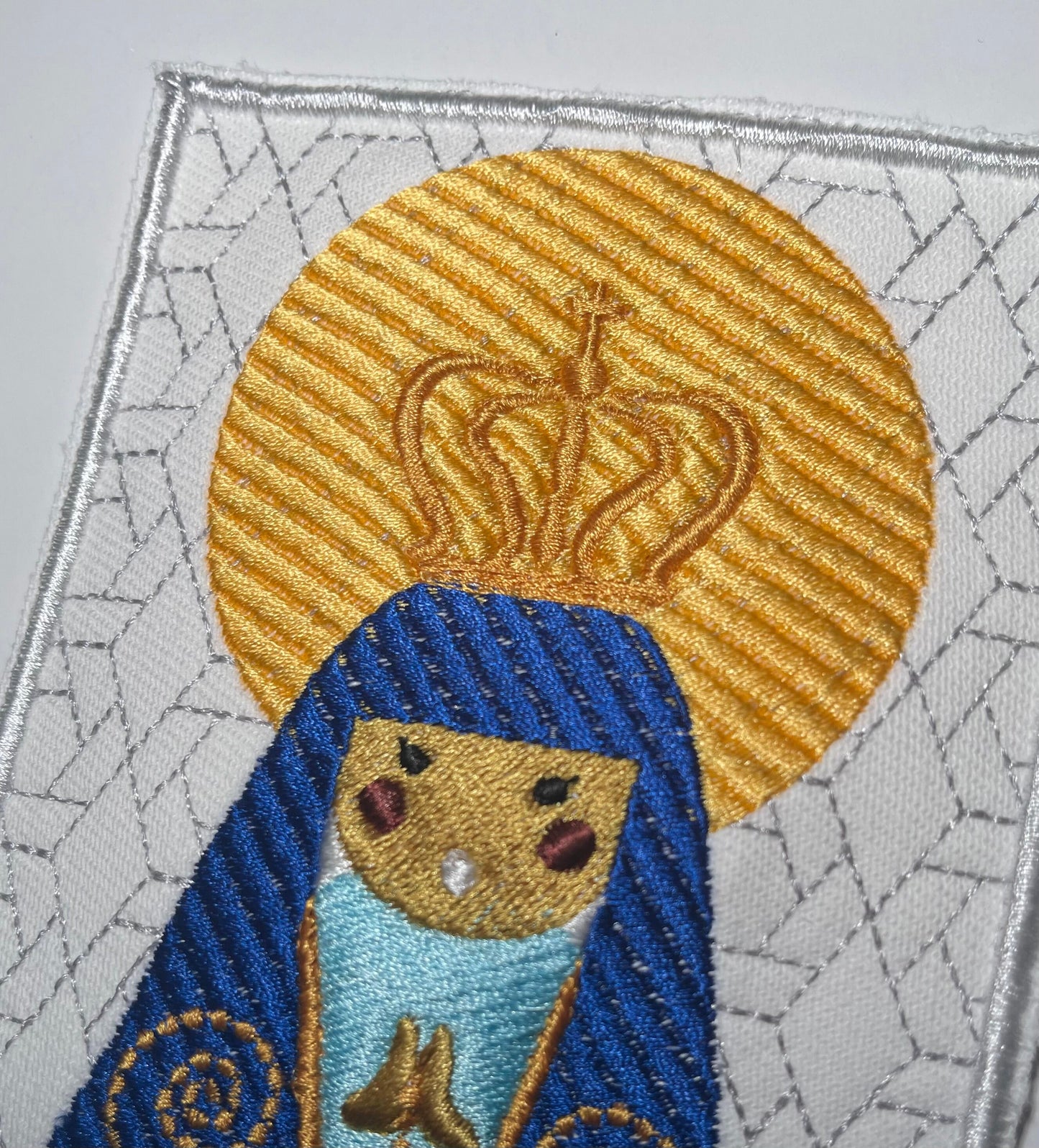 Hail Mary, Full of Grace - Embroidered Patch