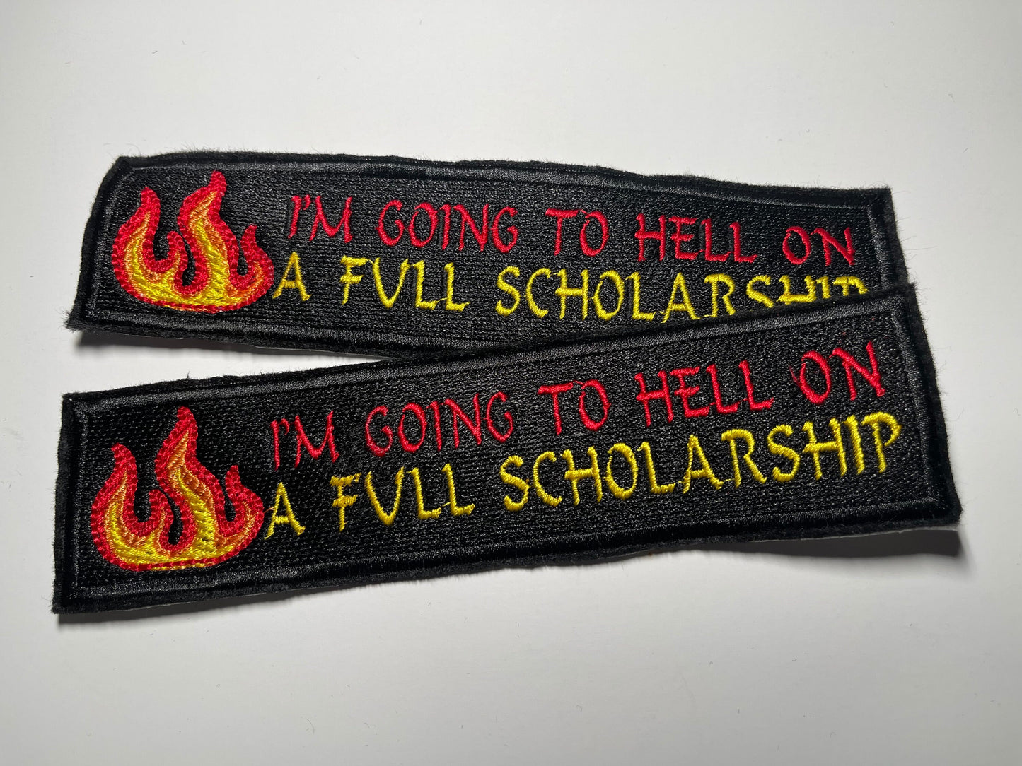 Going to Hell on Full Scholarship Embroidered Patch